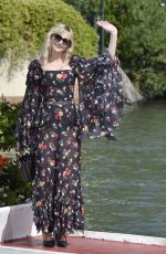 KIRSTEN DUNST Arrives at Excelsior Hotel in Venice 09/04/2017