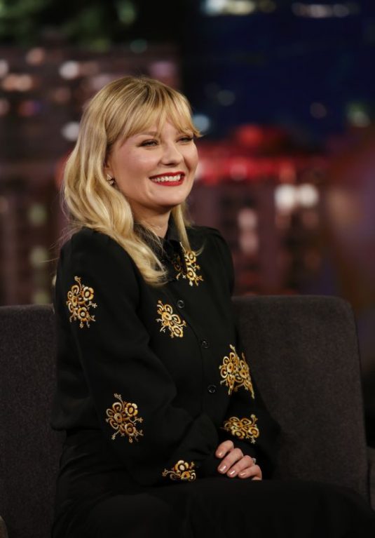 KIRSTEN DUNST at Jimmy Kimmel Live 09/19/2017
