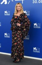 KIRSTEN DUNST at Woodshock Photocall at 74th Venice Iternational Film Festival 09/04/2017