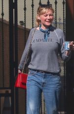 KIRSTEN DUSNT Out for Coffee in Los Angeles 09/23/2017