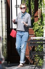 KIRSTEN DUSNT Out for Coffee in Los Angeles 09/23/2017