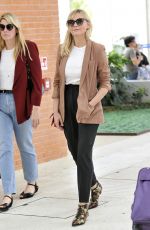 KIRTSEN DUNST Arrives at Airport in Venice for 74th Venice Film Festival 09/02/2017