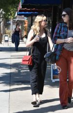 KIRTSEN DUNST Out for Coffee in Studio City 09/26/2017