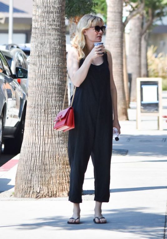 KIRTSEN DUNST Out for Coffee in Studio City 09/26/2017