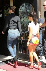 KOURTNEY and KHLOE KARDASHIAN Out for Lunch at Grissini Restaurant in Westlake 09/12/2017