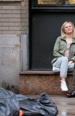KRISTEN BELL on the Set of Like Father in New York 09/01/2017