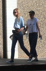 KRISTEN STEEWART and STELLA MAXWELL Out for Lunch in Los Angeles 09/24/2017