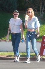 KRISTEN STEEWART and STELLA MAXWELL Out for Lunch in Los Angeles 09/24/2017