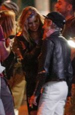 KRISTEN STEWART and STELLA MAXWELL Gets Affectionate Outside a Bar in New York 08/31/2017