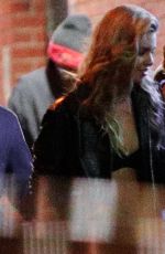 KRISTEN STEWART and STELLA MAXWELL Gets Affectionate Outside a Bar in New York 08/31/2017