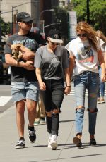 KRISTEN STEWART and STELLA MAXWELL Hold Hands Out in New York 08/31/2017