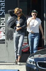 KRISTEN STEWART and STELLA MAXWELL Out Shopping in Los Angeles 09/25/2017