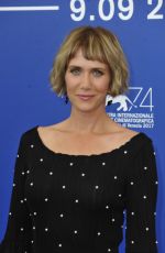 KRISTEN WIIG at Downsizing Photocall at Venice International Film Festival 08/30/2017