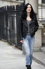 KRYSTEN RITTER on the Set of Jessica Jones in New York 09/20/2017