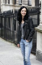 KRYSTEN RITTER on the Set of Jessica Jones in New York 09/20/2017