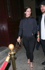 LANA DEL REY Arrives at Peppermint Nightclub in Los Angeles 09/12/2017