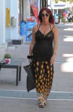 LAUREN SIMON Leaves Golden Tarts Hair Salon in Marbella 09/01/2017