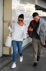 LEA MICHELE at LAX Airport in Los Angeles 09/02/2017