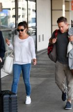 LEA MICHELE at LAX Airport in Los Angeles 09/02/2017