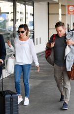 LEA MICHELE at LAX Airport in Los Angeles 09/02/2017