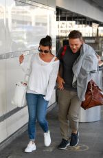 LEA MICHELE at LAX Airport in Los Angeles 09/02/2017