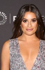 LEA MICHELE at The Mayor Red Arrivals at Paley Center for Media in Beverly Hills 09/09/2017