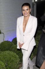 LEA MICHELE Leaves Gracias Madre in West Hollywood 09/15/2017