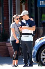 LEA MICHELE Out and About in New York 09/24/2017