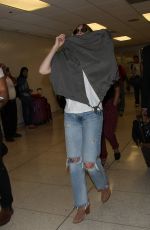 LEANN RIMES at LAX Airport in Los Angeles 09/01/2017