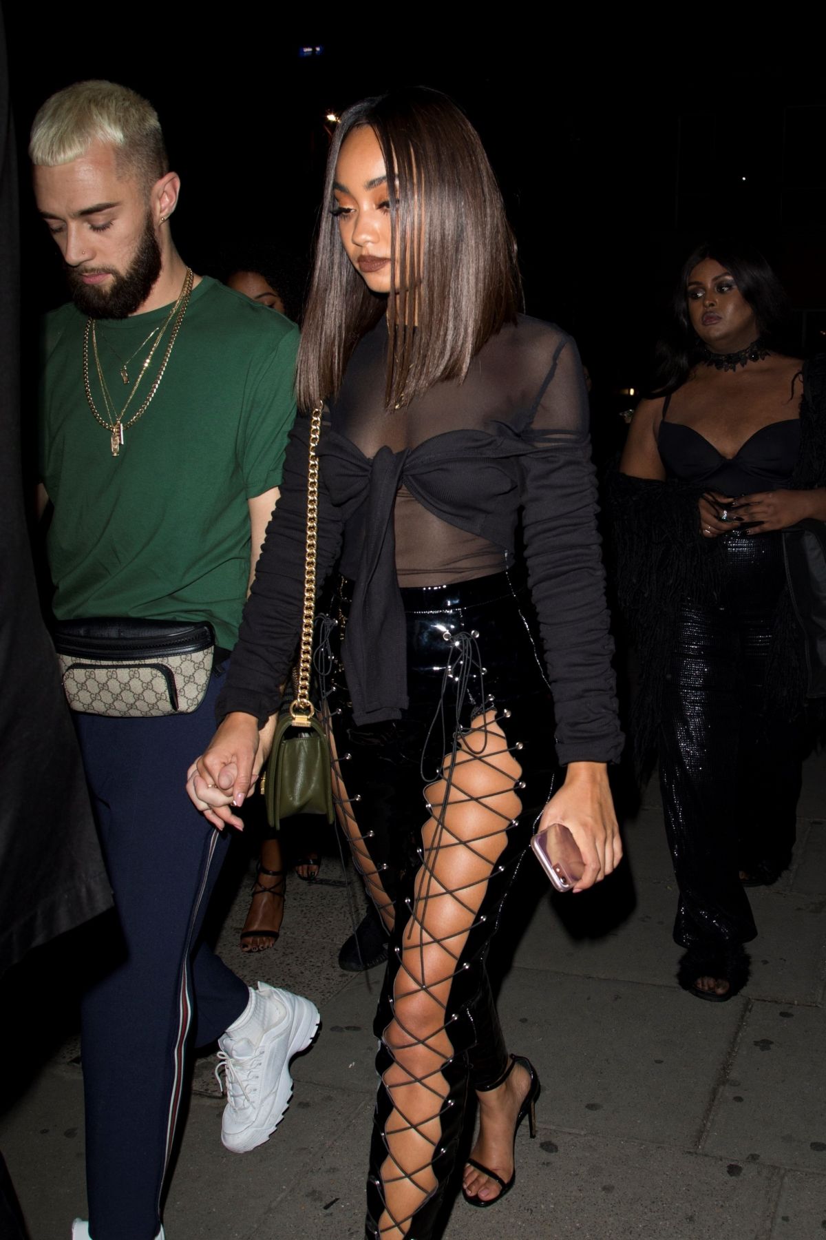 LEIGH-ANNE PINNOCK Leaves Tape Club in London 09/16/2017 LEIGH-ANNE PINNOCK Leaves Tape Club in London 09/16/2017