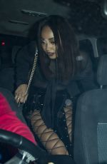 LEIGH-ANNE PINNOCK Leaves Tape Club in London 09/16/2017