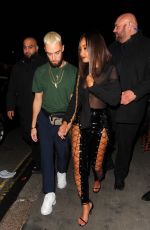 LEIGH-ANNE PINNOCK Leaves Tape Club in London 09/16/2017