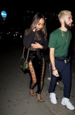 LEIGH-ANNE PINNOCK Leaves Tape Club in London 09/16/2017