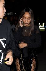 LEIGH-ANNE PINNOCK Leaves Tape Club in London 09/16/2017