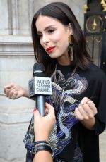 LENA MEYER-LANDRUT Arrives at Balmain Spring/Summer 2018 Fashion Show 09/28/2017