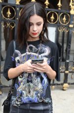 LENA MEYER-LANDRUT Arrives at Balmain Spring/Summer 2018 Fashion Show 09/28/2017