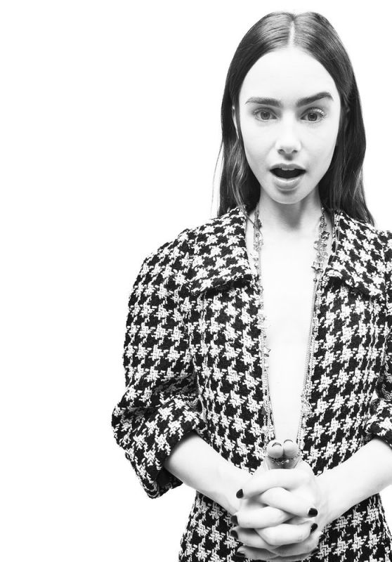 LILY COLLINS for Chanel, 2017