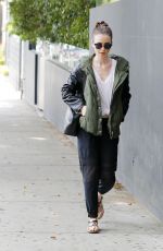 LILY COLLINS Out and About in Beverly Hills 09/16/2017