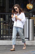 LILY COLLINS Out for a Coffee in Los Angeles 09/15/2017