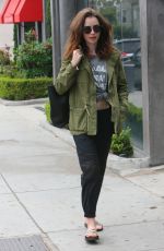 LILY COLLINS Out in Beverly Hills 09/18/2017