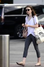 LILY COLLINS Out in Los Angeles 08/31/2017