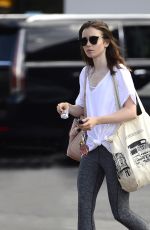 LILY COLLINS Out in Los Angeles 08/31/2017