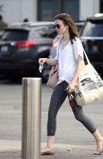 LILY COLLINS Out in Los Angeles 08/31/2017
