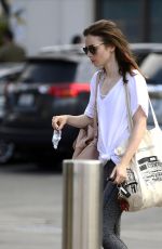 LILY COLLINS Out in Los Angeles 08/31/2017