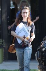 LILY COLLINS Out Shopping in Los Angeles 09/20/2017