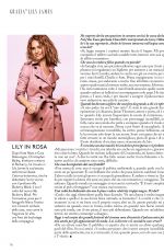 LILY JAMES in Grazia Magazine, Italy September 2917