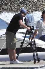 LILY JAMES on the Set of Mamma Mia in Croatia 09/12/2017