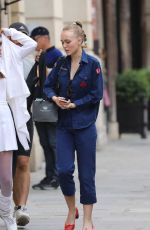 LILY-ROSE DEPP Our Shopping in Paris 08/31/2017
