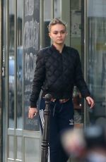 LILY-ROSE DEPP Out and About in Paris 09/25/2017