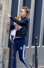 LILY-ROSE DEPP Out and About in Paris 09/25/2017